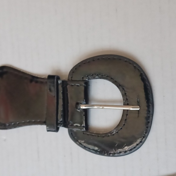 $4 Add-on Black Elastic & Faux Leather Belt - Size O/S (Girl) - Picture 3 of 6